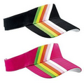 Rainbow Cotton Twill Visor